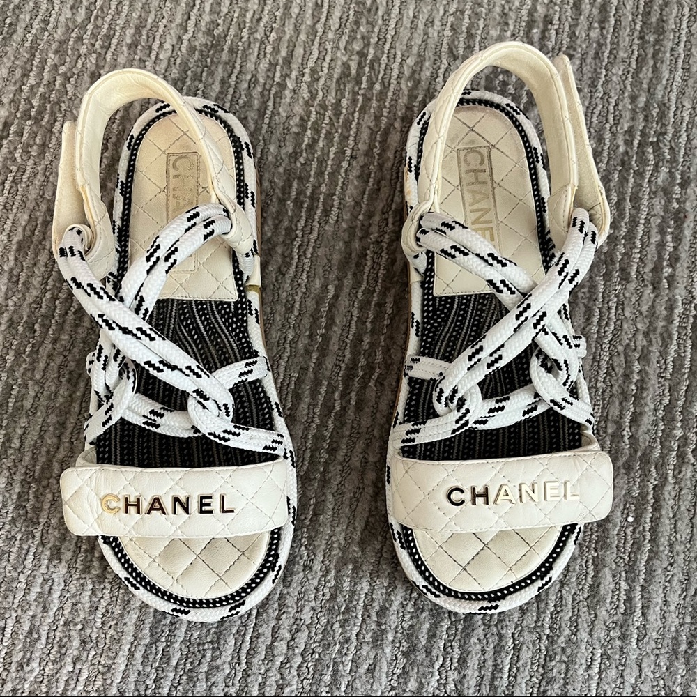 Chanel Rope Sandals